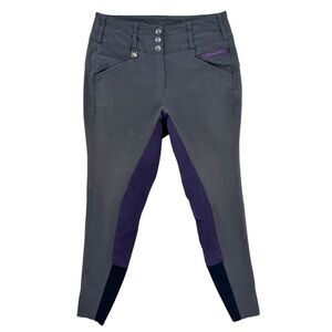 ROMFH Breeches Equestrian Pants Gray Purple